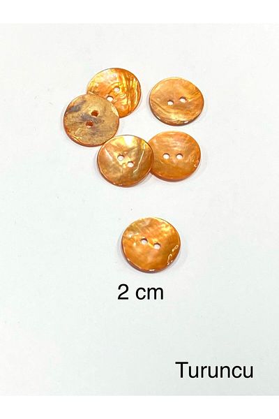 karantuhafiye Button / Colour Button / Set of 6/ Orange