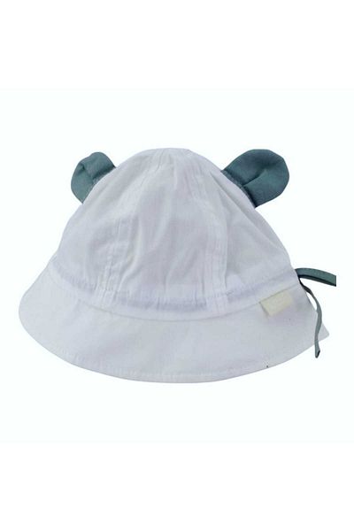 Aware Time Kitti 0-12 Months Figured Lace-Up Children's Summer Fedora Hat