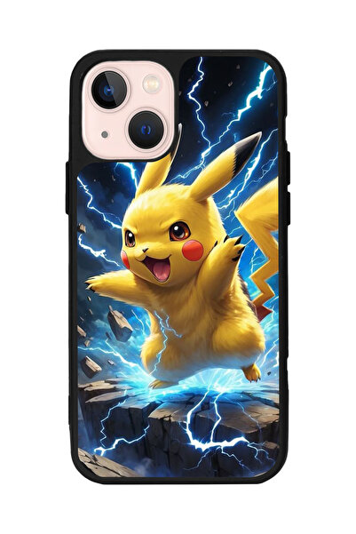 Aksel Kılıf متوافق مع هاتف Apple iPhone 13، أسود غير لامع، سيليكون ناعم، واقي...