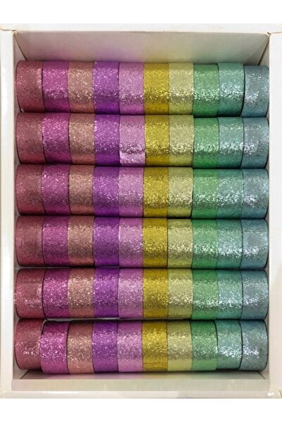 Brons 10 Adet Desenli Simli Bant