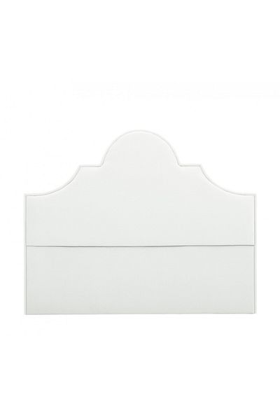 House One H112 | Velvet headboard - White