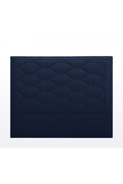 soufa dibaj H187 | Velvet headboard - Dark Blue - 200x200 cm