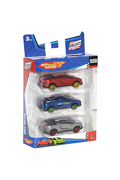 NEWBRENDHOME ألعاب تعليمية تفاعلية، مجموعة سيارات معدنية من سلسلة سبيد ريسر ر...