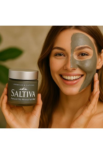 SALTIVA Salt Mud Peeling Mask - Purifying Face Mask - 80ml