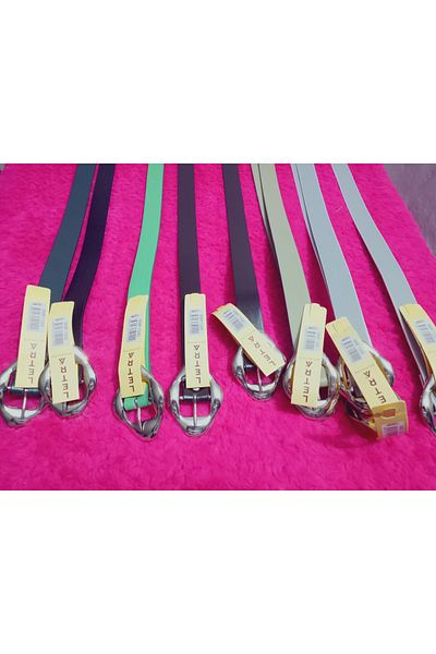 hoaryage Faux Leather Belt Average Size 100 cm Width 2.2 cm