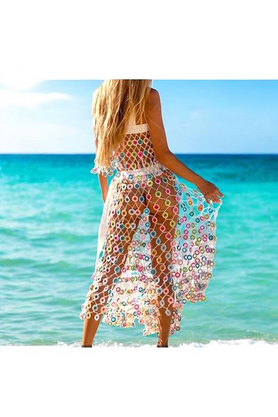 Charme Elegant pareo tricotat manual