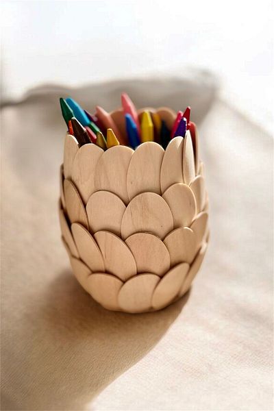 AFRALYAHOME Makeup Pen Holder, Toothbrush Holder, Organizer, Pen Holder, Jewelry Box (Glass Jar Available Inside)