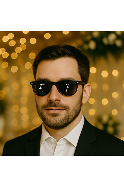 lafazan Kişiye Özel İsimli Siyah Bride Groom Gözlük | Gelin Damat Düğün Kına ...