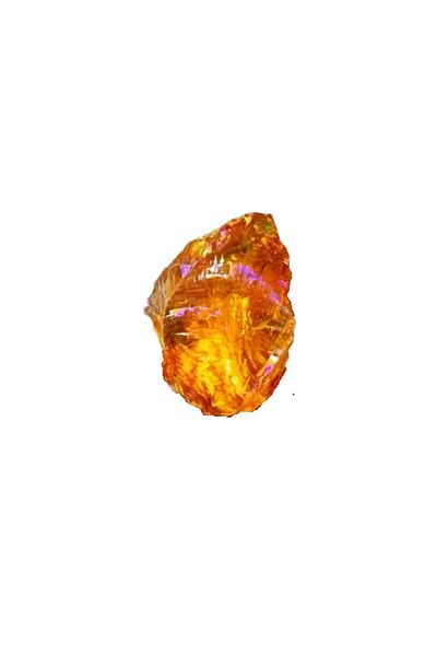 ve Quartz cristal natural, VeliumCraft, 0.7-3.5 cm, pentru armonie si bunastare, portocaliu