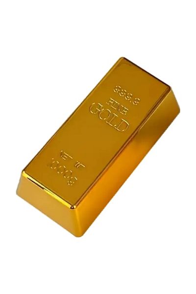 ve Lingou de aur decorativ, VeliumCraft, 16.7x7.7x4.7 cm, design 1 kg, 999.9 puritate, 24 kt