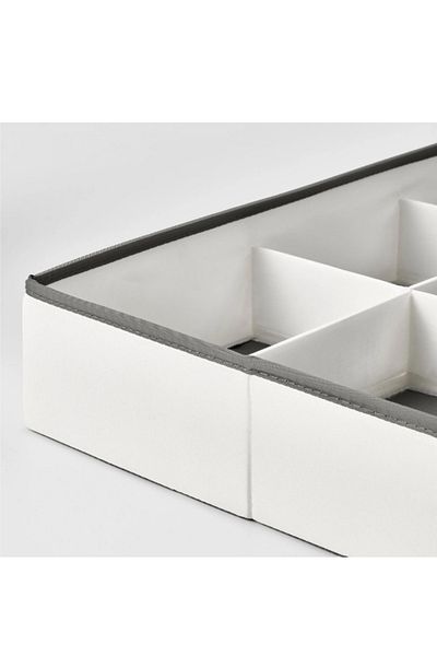 IKEA JÄTTEBJÖRN Organiser, White/Grey, 50x35x9 cm – Perfect for KONSTRUERA Drawers | IKEA