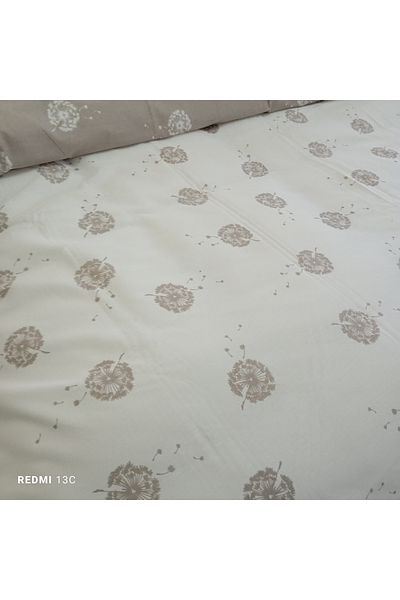 English Home Papuci Dublu 100% Bumbac Dandelion 200*220 Cm