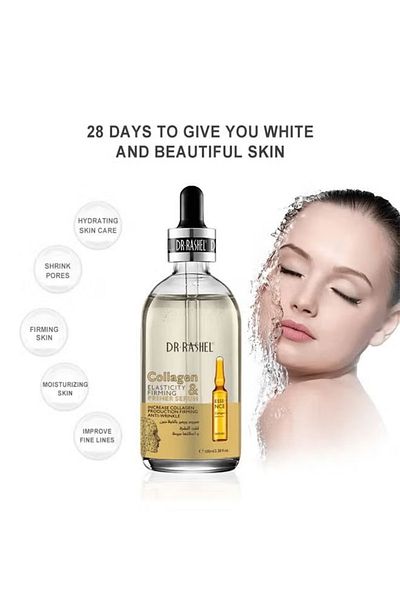 RASHEL Premier Collagen Serum for Skin Tightening and Elasticity, Transparent, 100 ml