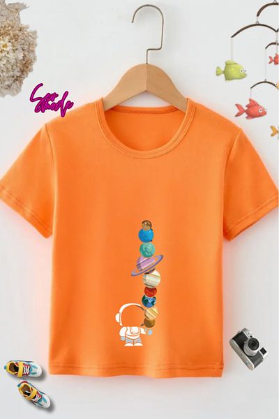 SevMode Unisex Printed Children's T-shirt