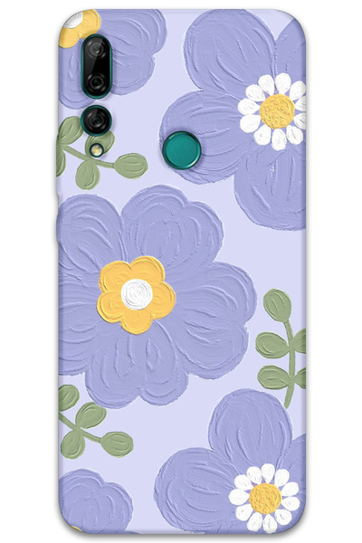 Gramaphone Huawei Y9 Prime 2019 Uyumlu Çiçek Desenli Telefon Kılıfı + Ekran K...