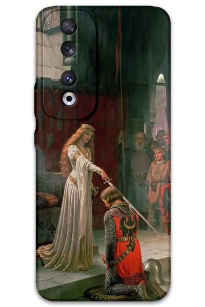 Gramaphone Huawei Honor 90 Uyumlu Retro Desenli Telefon Kılıfı + Ekran Koruyu...