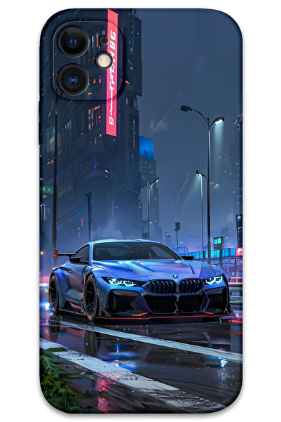 Gramaphone iPhone 11 Uyumlu Araba Desenli Telefon Kılıfı + Ekran Koruyucu - 5767