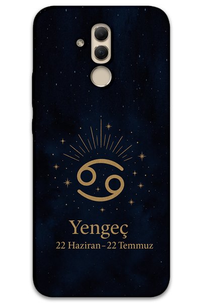 Gramaphone Huawei Mate 20 Lite Compatible Cancer Patterned Phone Case + Scree...