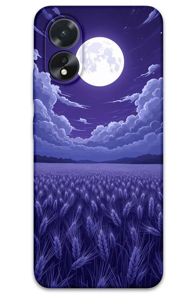 Gramaphone حافظة هاتف متوافقة مع هاتف اوبو A38 بنمط زهور + واقي شاشة - 5797