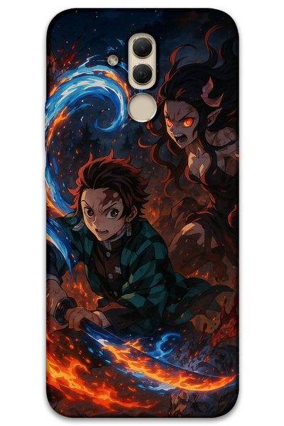Gramaphone Huawei Mate 20 Lite Compatible Anime Patterned Phone Case + Screen...