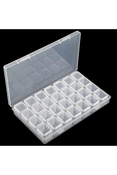 Choice M 28G4lian 1pc 28/32/48/56/64 Slots Plastic Storage Box, DIY Diamond Painting Beads Charms Jewelry A
