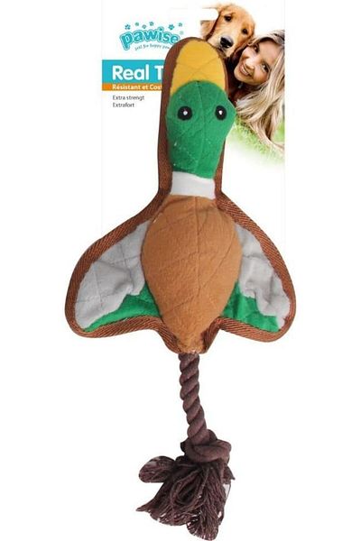 Pawise Real Tuff Wild Duck Dog Toy 34 cm