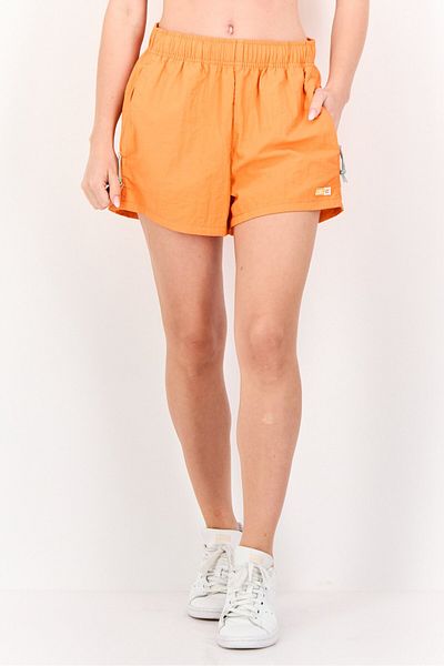 Levi's Women Relaxed Fit Brand Logo Basic Shorts, Orange