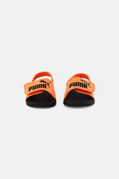 Puma Toddlers Boy Popcat 20 Backstrap Velcro Closure Sandals, Orange