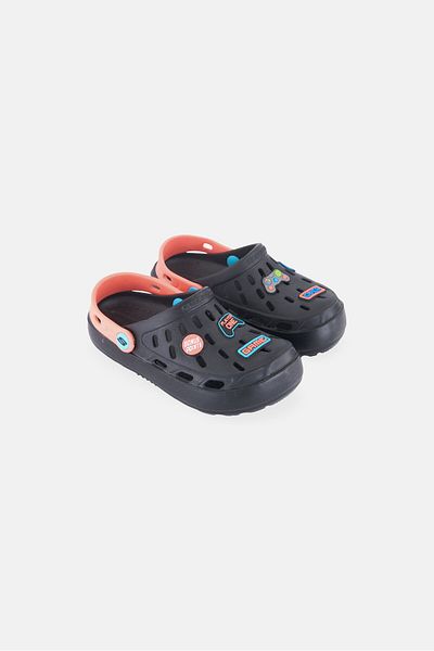 SKECHERS Kids Boy Gamer Pack Slingback Outdoor Clogs, Black
