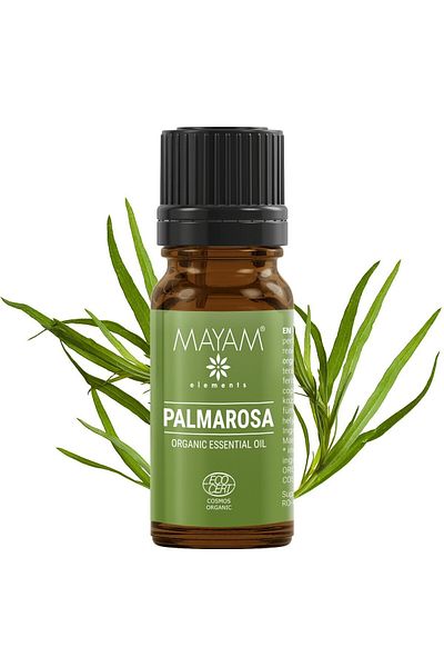 FARMANAT Ulei esential de Palmarosa Bio. Ecocert / Cosmos - 10 ml