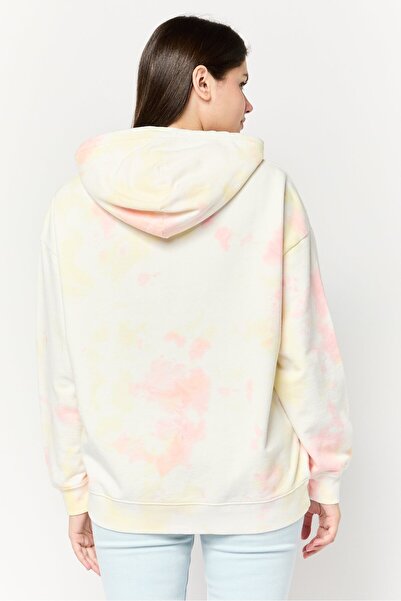 Scotch & Soda Women Tie Dye Print Long Sleeves Hoodie, Multicolor