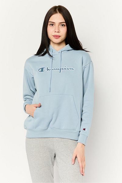 Champion Women Regular Fit Long Sleeve Outdoor Hoodie, Light Blue