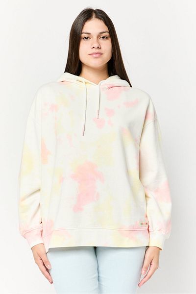 Scotch & Soda Women Tie Dye Print Long Sleeves Hoodie, Multicolor
