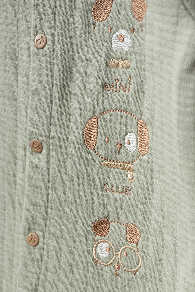 Bebitof Nakış Detaylı Bebek Tulum - Rahat ve Şık Tasarım