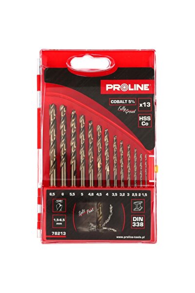 Proline Set Burghie Metal Hss-Co 135° In Caseta 2.0-8.0Mm - 13P