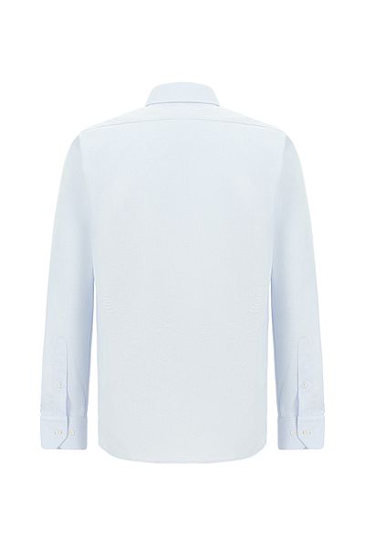 Abdullah Kiğılı Long Sleeve Regular Fit Patterned Cotton Shirt