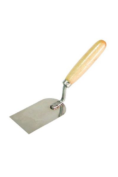 Polonia Stainless Steel Trowel Right With Wooden Handle 100X80Mm