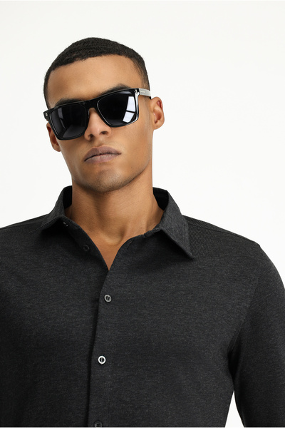 Kiğılı Довгий рукав, прямий крій, смугаста бавовняна сорочка