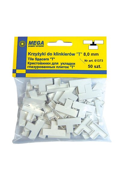 MEGA Distantiere Faianta Tip T 4Mm, 75/Set