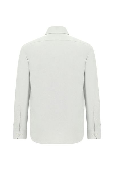 Abdullah Kiğılı Long Sleeve Regular Fit Patterned Cotton Shirt
