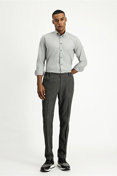 Kiğılı Довгий рукав, облягаючий крій, вузький крій, лісоруб, спортивний, бавовняний, з ґудзиками, комір-стійка