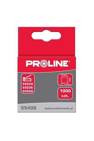 PROLINE Steel Staples Type-G 14Mm, 1000/Set