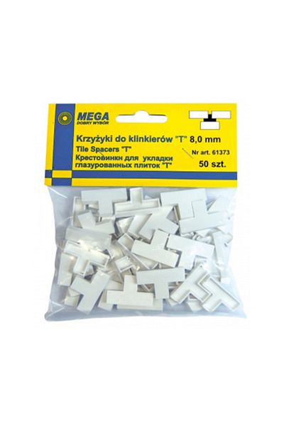 MEGA Distantiere Faianta Tip T 2Mm, 125/Set