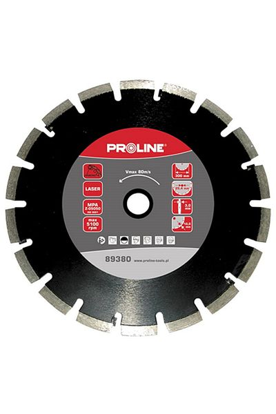 PROLINE Asphalt Laser Segmented Diamond Disc 350Mm / 25.4Mm