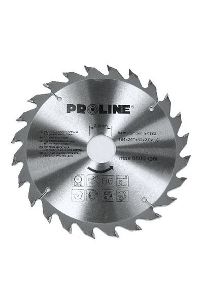 PROLINE Circular Saw Blade For Wood With Vidia Teeth 130Mm / 24D.
