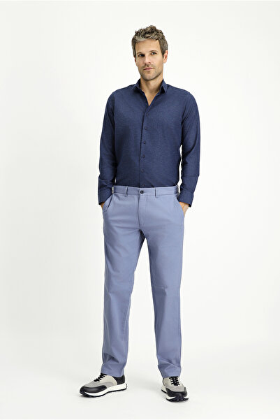 Kiğılı Μακρυμάνικο Slim Fit Slim Fit Lumberjack Sports βαμβακερό πουκάμισο με γιακά με κουμπιά