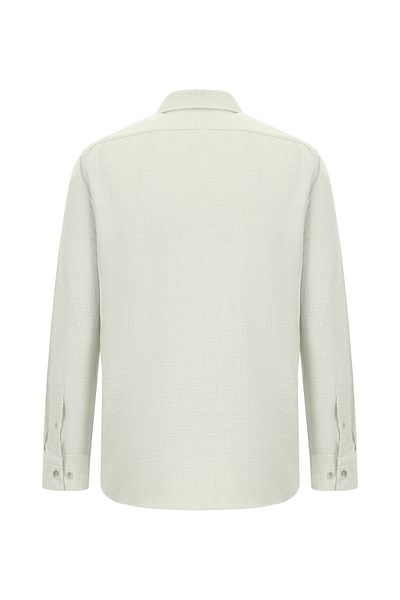 Abdullah Kiğılı Long Sleeve Regular Fit Sports Cotton Shirt