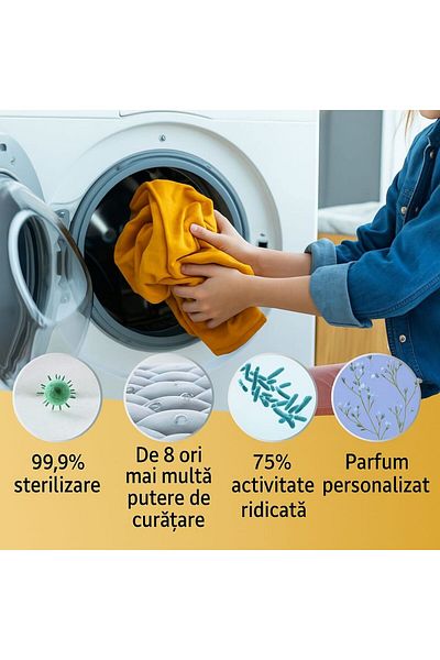 OEM Detergent Rufe 5 In 1 Tip Servetel - 50 Buc Parfum Intens De Lavanda