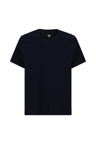 Kiğılı Βαμβακερό μπλουζάκι με λεπτή εφαρμογή με λαιμόκοψη