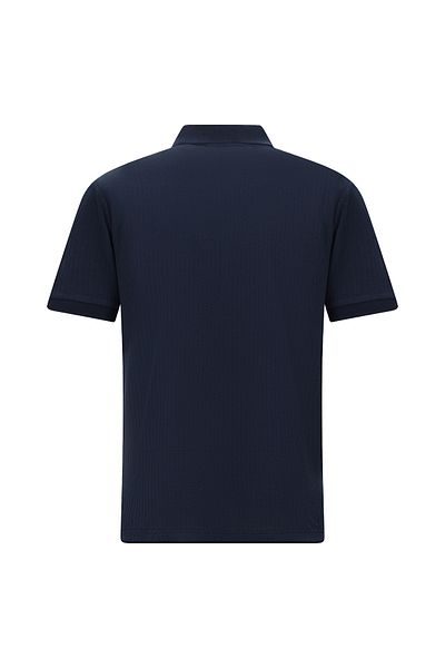 Kiğılı Slim Fit Slim Fit Zippered Embroidered Cotton Patterned Polo Neck T-Shirt